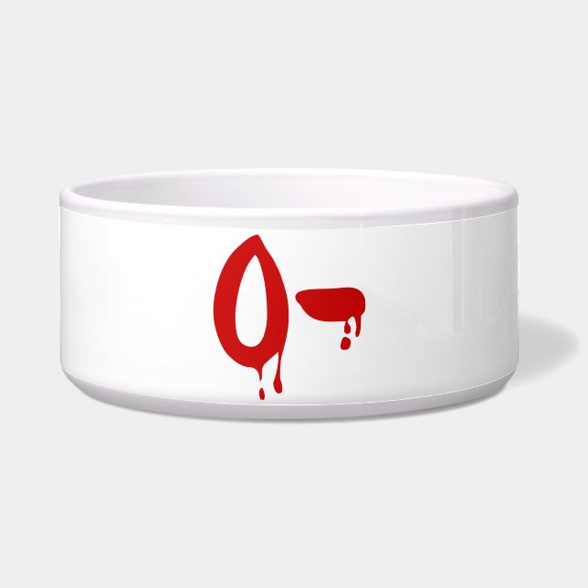 血液型O陰性#Horror病院 ボウル (正面)