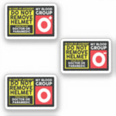 血液型O シール (正面)