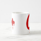 血液型O+ 前向き #Holrar Hospital コーヒーマグカップ (中央)