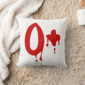 血液型O+前向き #Horror病院 クッション (ブランケット)