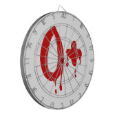 血液型O+前向き #Horror病院 ダーツボード (正面左)