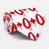 血液型O+前向き #Horror病院 ネクタイ (ロール)