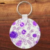 血液塗抹キーチェーン キーホルダー (正面)