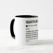 血液学者の定義 マグカップ (正面左)