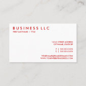 血液学者 名刺 (裏面)