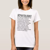 血液学者 Tシャツ (正面)