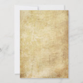 血液染み付きハロウィーン招待状カード 招待状 (裏面)