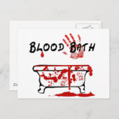 血液浴 ポストカード (正面/裏面)