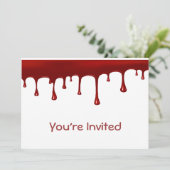 血液滴セット 招待状 (スタンド正面)