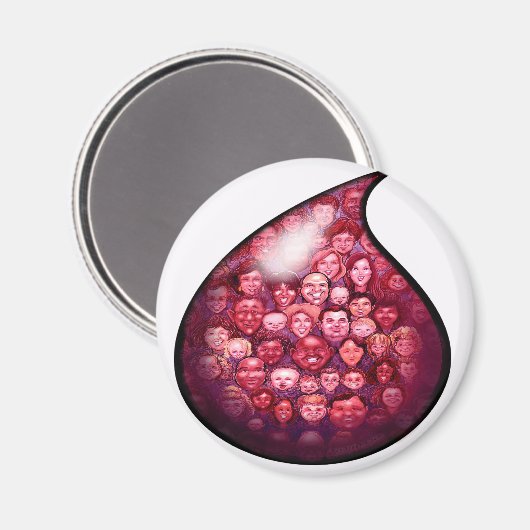 血液滴 マグネット (正面/裏面)