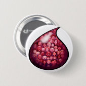 血液滴 缶バッジ (正面&裏面)