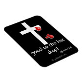 血液滴gotGod316.comクロス マグネット (右側)
