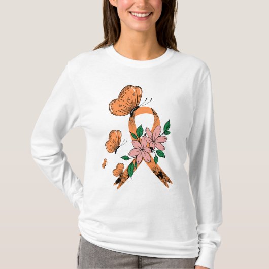 血液白血病がん認識度 – 白血病戦士 Tシャツ (正面)