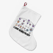 血液細胞系を好む ラージクリスマスストッキング (正面 (吊り時))