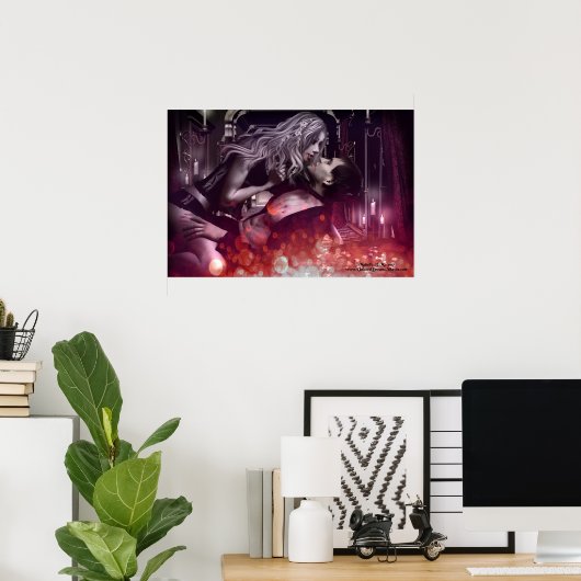 血液結合 ポスター (ホームオフィス)