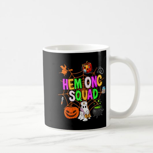血液腫瘍チーム看護師ハロウィーングッズ 小児血液学 コーヒーマグカップ (右)