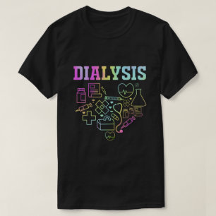 血液透析技術腎臓透析技術者 Tシャツ