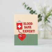 血液銀行の専門家 ポストカード (スタンド正面)
