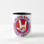 血液銀行の専門研究所の技術の愛 マグカップ (中央)