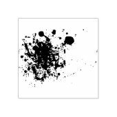 血液(ばちゃばちゃ)跳ねるハロウィンホラーレッドインク ラバースタンプ (インプリント)