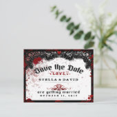 血液(ばちゃばちゃ)跳ねるハロウィン救日付ポストカード 案内ポストカード (スタンド正面)