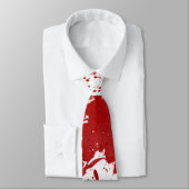 血液（ばちゃばちゃ）跳ねるハロウィーン ネクタイ (タイ)