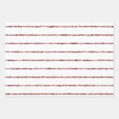 血液（ばちゃばちゃ）跳ねるピンストリップギフトラップシート ラッピングペーパーシート (正面3)