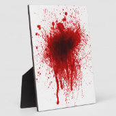 血液(ばちゃばちゃ)跳ねるリアル フォトプラーク (側面)