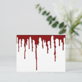 血液（ばちゃばちゃ）跳ねる5 ポストカード (スタンド正面)