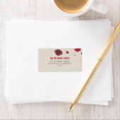 血液（ばちゃばちゃ）跳ねる |ハロウィーン ラベル (インサイチュ)