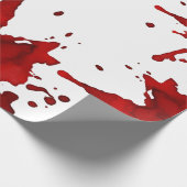 血液（ばちゃばちゃ）跳ねる ラッピングペーパー (角)