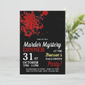 血液（ばちゃばちゃ）跳ねる、殺人謎ハロウィンディナー 招待状 (スタンド正面)