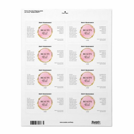 血清モダン標識 ラベル (フルシート)