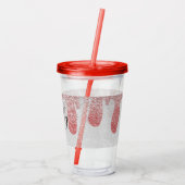 血滴下スパークモノグラムの名 アクリルタンブラー (裏面)