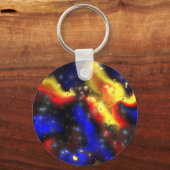 血漿フラクタルパターン キーホルダー (正面)