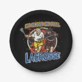 血無し、汚れたラクロス無し ペーパープレート (正面)