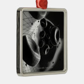 血球の白黒拡大 メタルオーナメント (右)