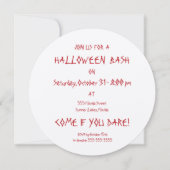 血球丸ハローウィンパーティ 招待状 (正面)