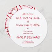 血球丸ハローウィンパーティ 招待状 (正面/裏面)