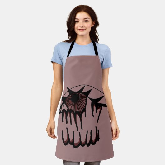 血球視力 エプロン (着用した状態)