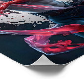 血男性ヴァンパイア戦士ポスターアート ポスター (角)