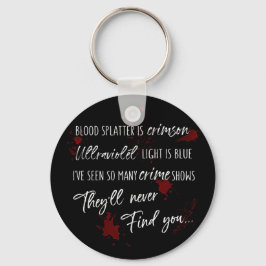 血痕は紅い 暗い殺人事件の謎 キーホルダー