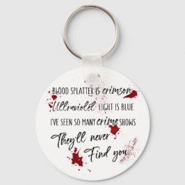 血痕は紅い 暗い殺人事件の謎 キーホルダー
