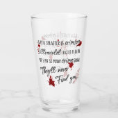 血痕は紅い 暗い殺人事件の謎 タンブラーグラス (裏面)