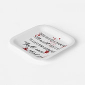 血痕は紅い 暗い殺人事件の謎 ペーパープレート (傾斜あり)