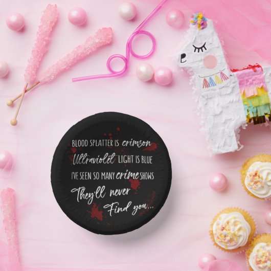 血痕は紅い 暗い殺人事件の謎 ペーパーボウル (パーティー)