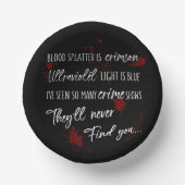 血痕は紅い 暗い殺人事件の謎 ペーパーボウル (正面)