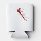 血痕は赤、紫外線は青 缶クーラー (裏面)