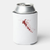 血痕は赤、紫外線は青 缶クーラー (缶裏面)
