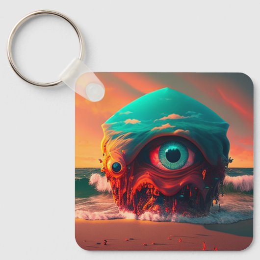 血眼 キーホルダー (正面)